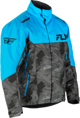 Snx Pro Jacket Blue/Black Lg - FLY RACING