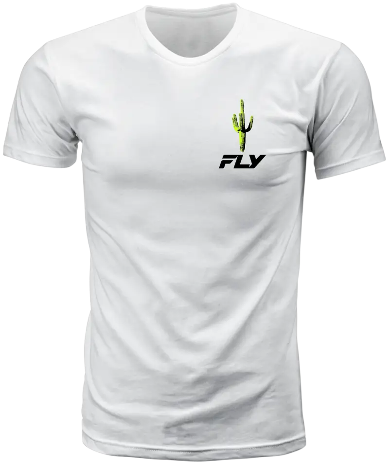 Fly Desert Tee White Md - FLY RACING