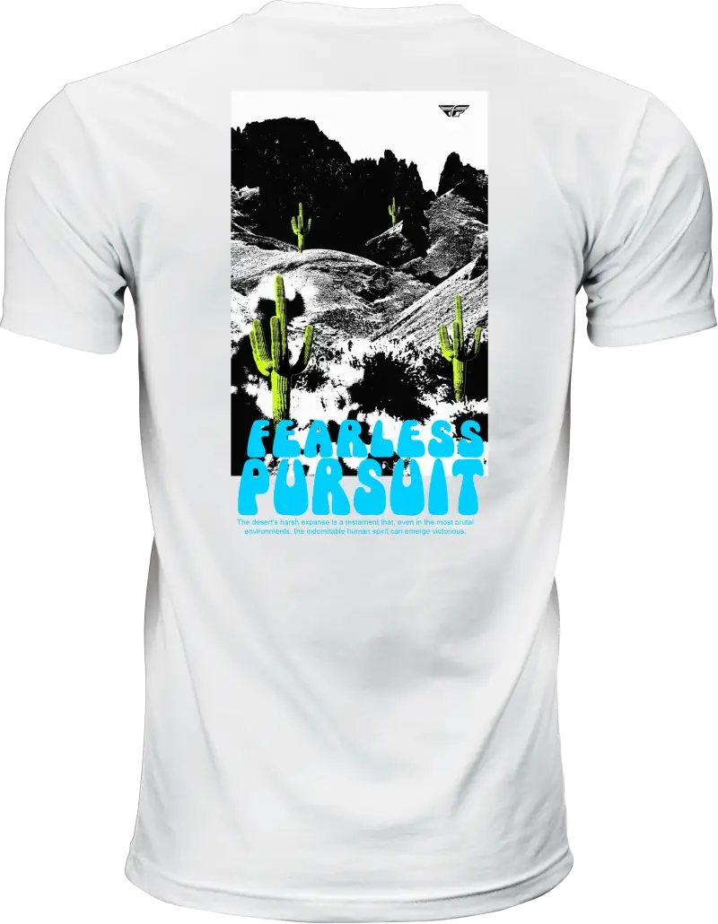 Fly Desert Tee White Md - FLY RACING