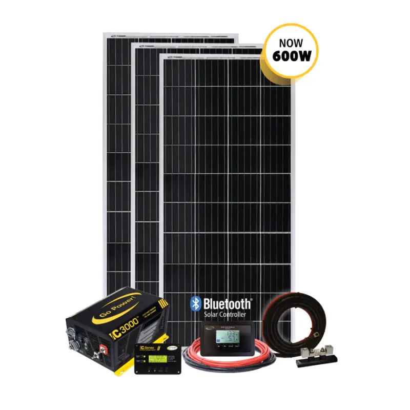SOLAR EXTREME Go Power Solar-Extreme: 600 Watt Solar & Ic-