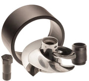 Boat propeller with accessories in high-strength stainless steel, one-piece mold for durability