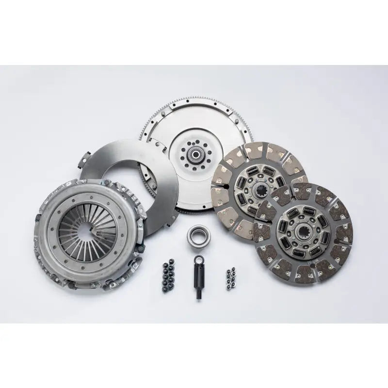 South Bend Clutch SFDD3250-6 South Bend Clutch 99-03 Ford 7.3 Powerstroke ZF-6 Street Dual Disc Clutch Kit