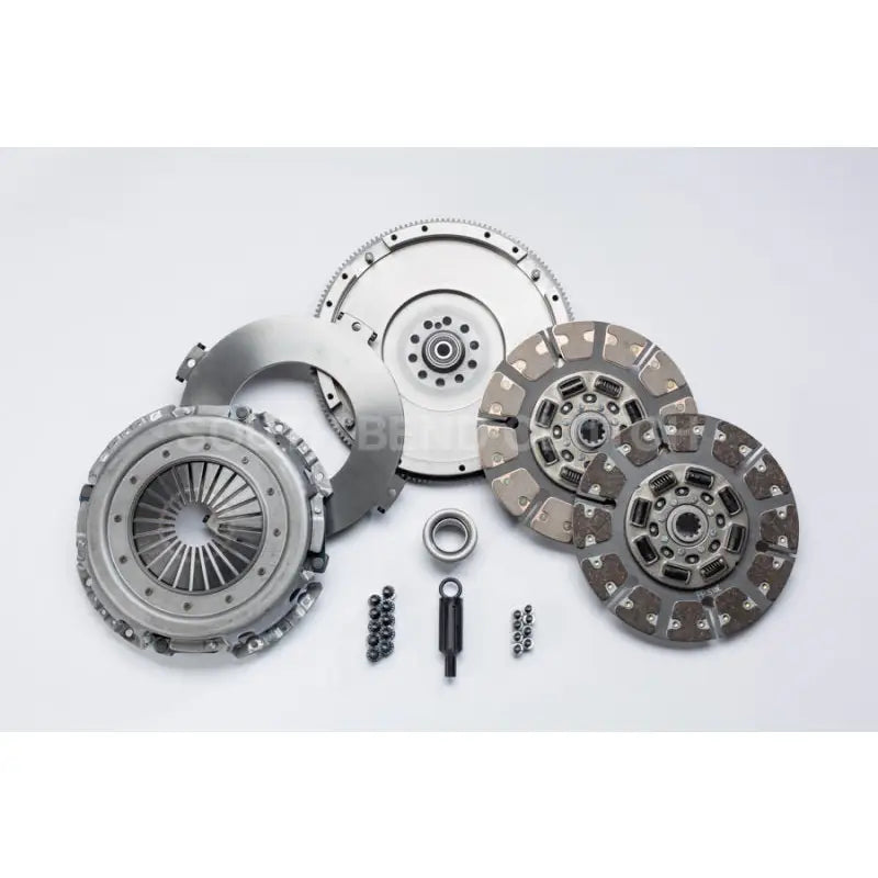 South Bend Clutch SFDD3250-6 South Bend Clutch 99-03 Ford 7.3 Powerstroke ZF-6 Street Dual Disc Clutch Kit