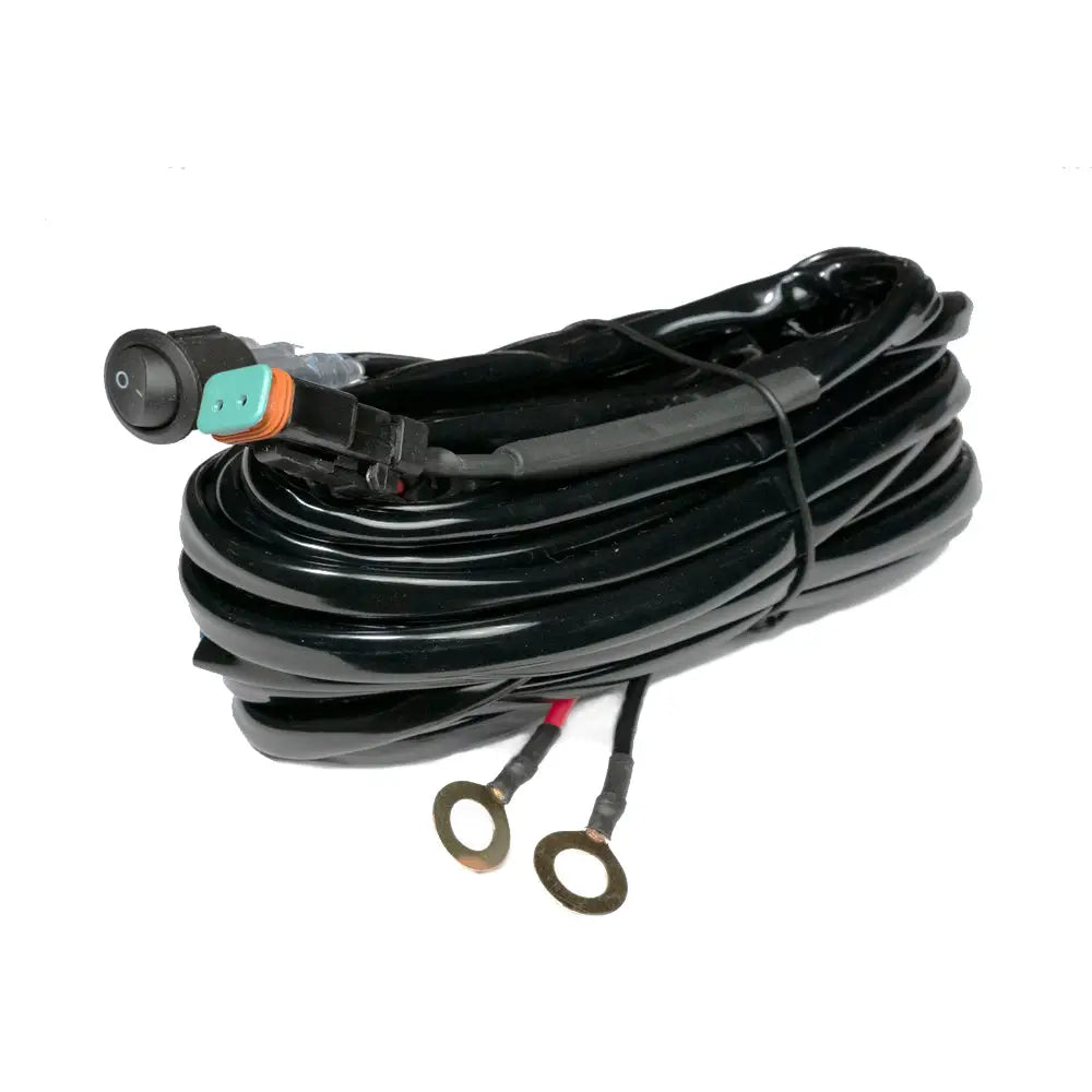 Southern TRU Single DT Connector Light Bar Wiring Harness 79904 - Rocker Flip-Swit