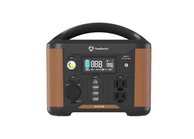 Southwire 53251 Portable Power Station 300W with AC & DC Adapter for portable power