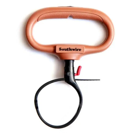 Southwire clamp tie used with wire puller for secure electrical connections