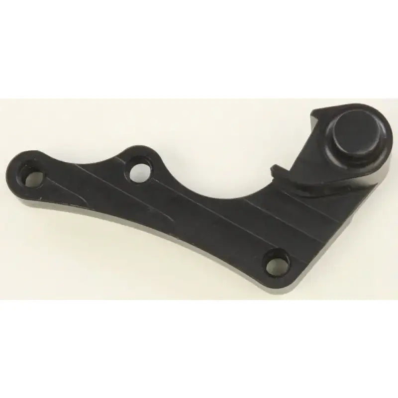 Black oversize rotor bracket with three holes and cylindrical protrusion for SKW Oversize Rotor setups