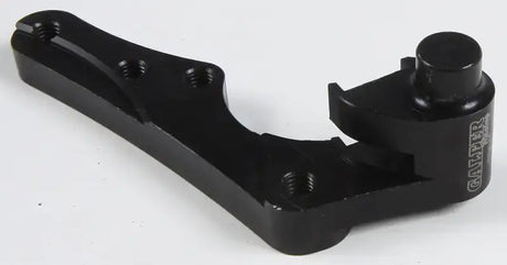 Black anodized aluminum brake caliper bracket for SP041 270 O/S, ideal RV and truck parts