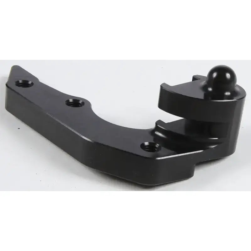Black L-shaped door stop with spherical bumper for SKW Oversize Rotor Bracket SP045 270 O/S