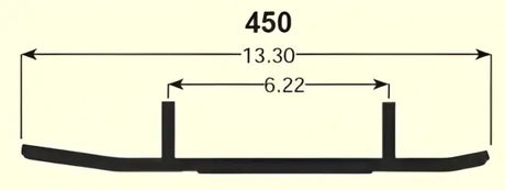 Sp1 D-06-6-4-450 Slasher Six60 Carbides S-D S/M - Skis/Carbides/Runners