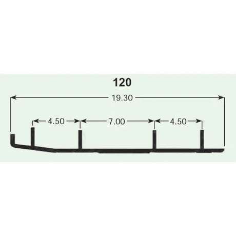 Sp1 F-06-0-4-130 Pr/X2 Six60 Double Carbide A/C S/M - Skis/Carbides/Runners