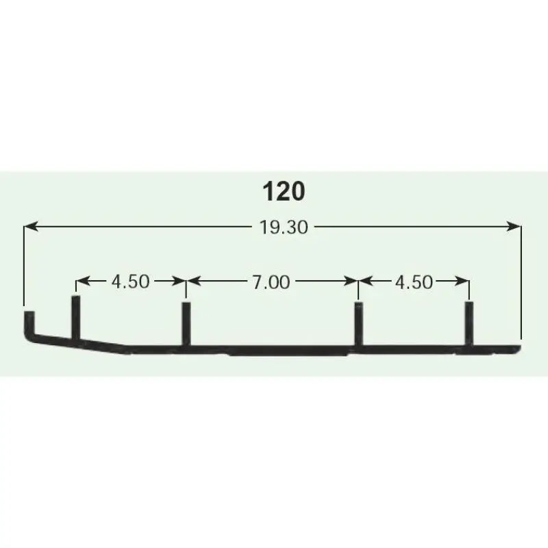 Sp1 F-06-0-4-130 Pr/X2 Six60 Double Carbide A/C S/M - Skis/Carbides/Runners