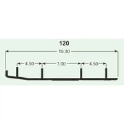 Sp1 F-06-0-4-130 Pr/X2 Six60 Double Carbide A/C S/M - Skis/Carbides/Runners