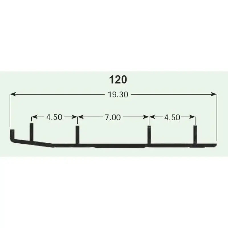 Sp1 F-06-0-4-130 Pr/X2 Six60 Double Carbide A/C S/M - Skis/Carbides/Runners