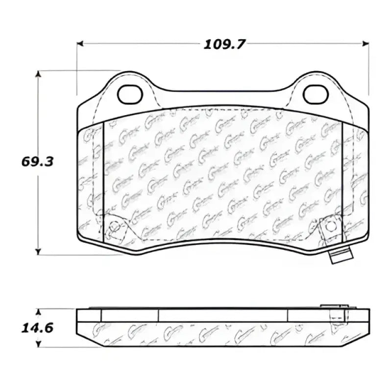 SP1474AXPH R/M Brakes Brake Pad Set