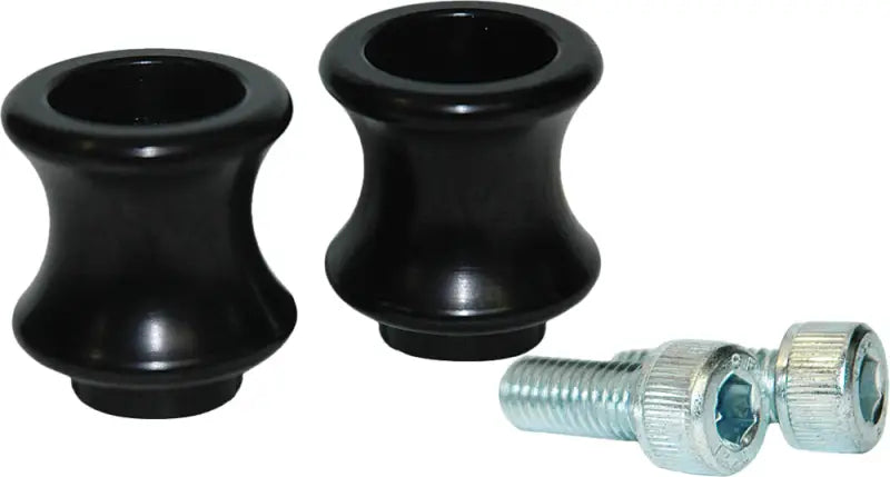 SP402K Swingarm Spools 10mm Blk Kaw 