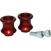 SP402R Swingarm Spools 10mm Red Kaw 