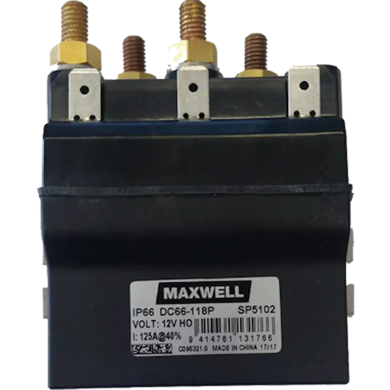 Black Maxwell DC66-118P relay for SP5102 12V solenoid reversing switch system
