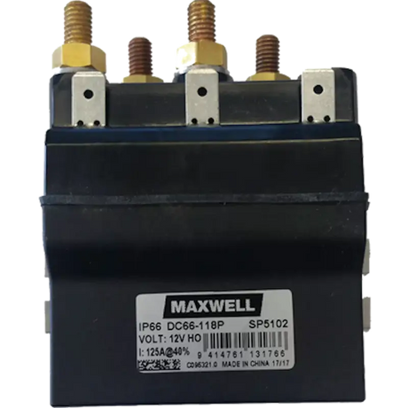 Black Maxwell DC66-118P relay for SP5102 12V solenoid reversing switch system