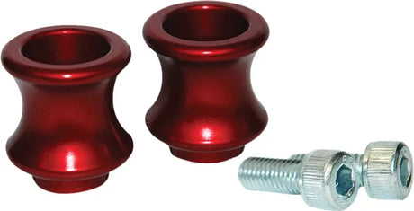 SP601R Swingarm Spools 6mm Red Yam 
