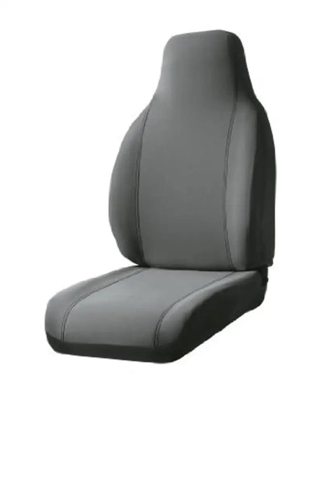 Gray upholstered seat cover for FIA SP Rear split seat cover in Toyo car seats