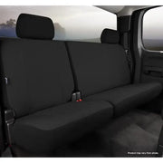 Black FIA rear bench seat covers with headrests and seatbelt openings for SP82-94 Black FIA