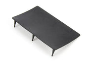 SPAL Fan accessory rubber flap on rectangular black table with tapered legs