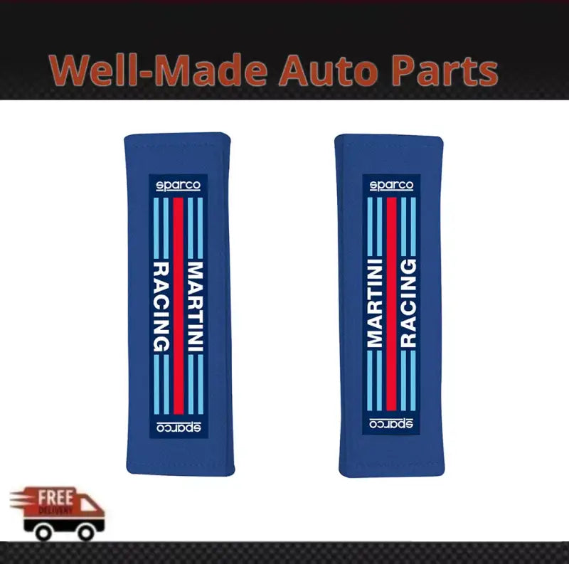 Sparco Belt Pad Martini-Racing Blue - 01098S3MRA - Safety