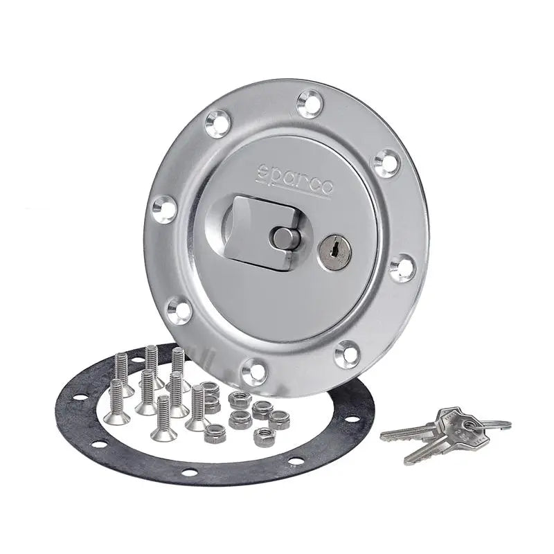 SPARCO 27004OA Sparco Fuel Cap Locking Brushed Alum - 27004OA