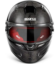 Sparco Helmet SKY RF-7W Carbon Fiber L - Red Interior - 003374ZRS4L - Safety