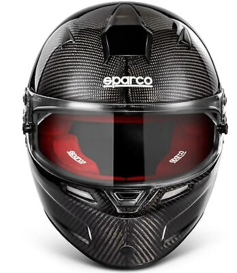 Sparco Helmet SKY RF-7W Carbon Fiber L - Red Interior - 003374ZRS4L - Safety