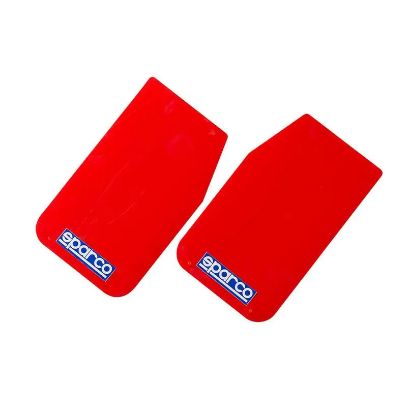 SPARCO 03791RS Sparco Mud Flap Pair Red - 03791RS