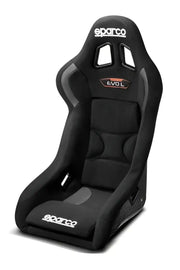 Black Sparco Seat EVO L Carbon Black racing seat for high-performance driving
