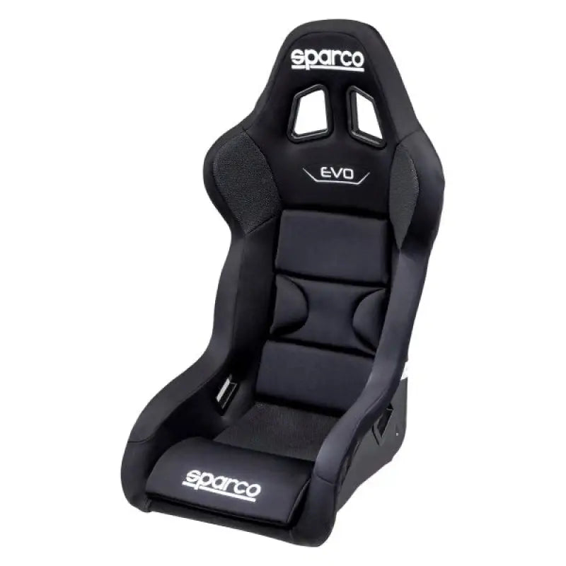 Black sparco seat EVO L Carbon Black racing seat for high-performance driving enthusiasts