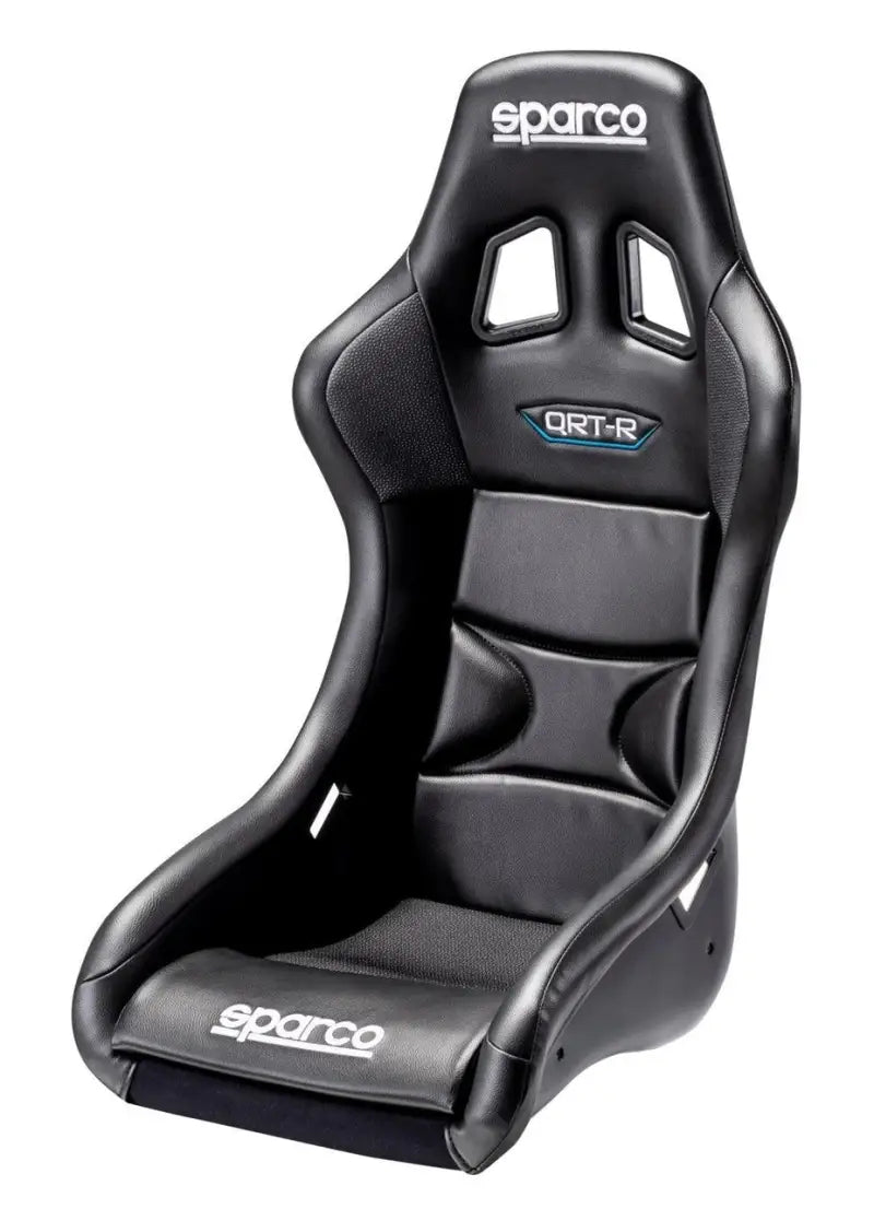 Sparco Seat QRT-R 2019 Vinyl Blk (Must Use Side Mount 600QRT) - 008012RNRSKY - Safety