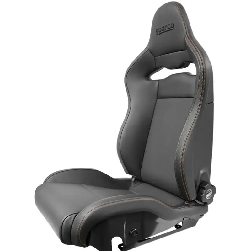 Sparco Seat SPX Special Edition Black/Red w/ Gloss Carbon Shell - Right - 00974ZGLNRRSDX