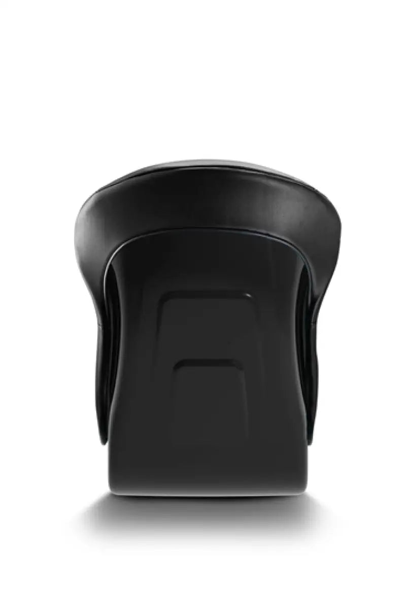 Sparco Seat Stradale Performance Blk black leather backrest with sleek contoured design and embossed logo