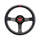 Sparco Steering Wheel R330 Champion Black Leather / Red Stiching - 015R330CHAMPION - Interior Accessories