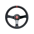 Sparco Steering Wheel R330 Champion Black Leather / Red Stiching - 015R330CHAMPION - Interior Accessories