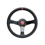 Sparco Steering Wheel R330 Champion Black Leather / Red Stiching - 015R330CHAMPION - Interior Accessories