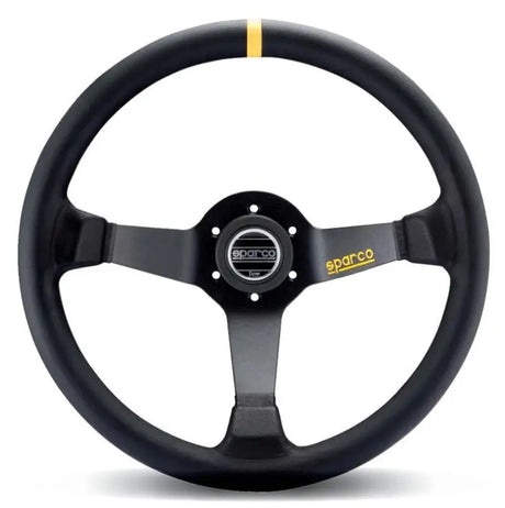 Sparco Strwhl 345 Leather Black - 015R345MLN