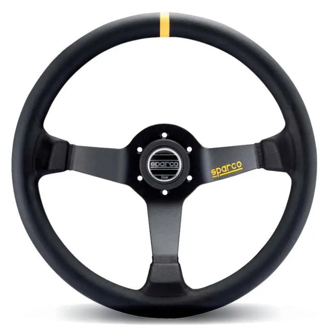 Sparco Strwhl 345 Leather Black - 015R345MLN