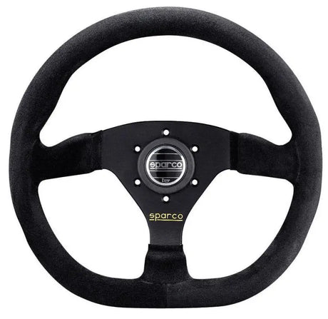 Sparco Strwhl L360 Ring Suede Black - 015TRGS1TUV