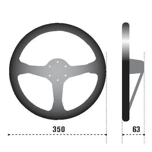 SPARCO 015L750PL Sparco Strwhl L575 Monza Leather - 015L750PL