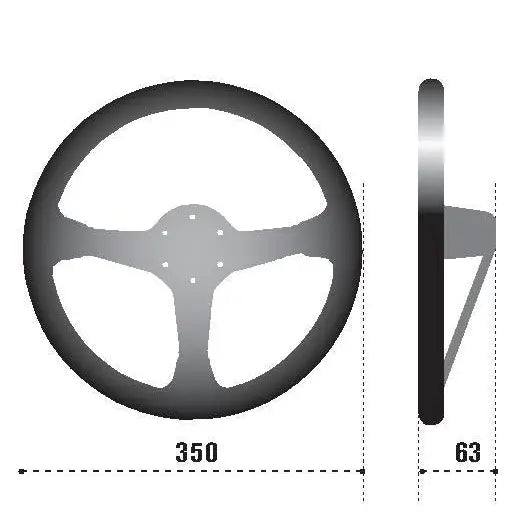 SPARCO 015L800SC Sparco Strwhl L777 Suede Black - 015L800SC