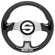 SPARCO 015THPUNR345 Sparco Strwhl P 222 Black - 015THPUNR345