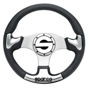 SPARCO 015THPUGR345 Sparco Strwhl P 222 Silver - 015THPUGR345