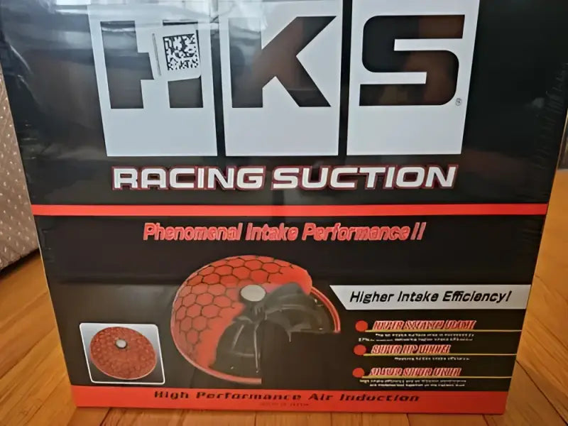 HKS racing suction air intake system on Sparco Underpant Hyper-P MED Black/Red