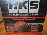 HKS racing suction air intake system on Sparco Underpant Hyper-P MED Black/Red