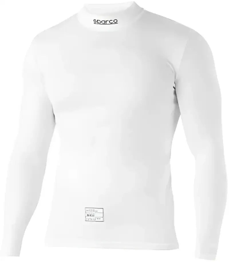 White long-sleeved sparco undershirt rw4 for comfortable everyday wear